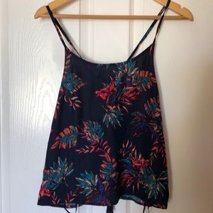 Roxy Flowy Tank with Tie Back